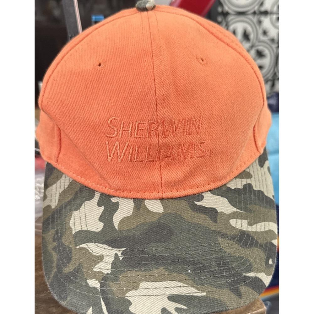 Sherwin Williams  Camo‎ Bill Hat Cap Adjustable One Size H180